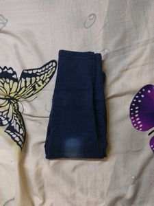 Boys Blue and Black Denim Jeans