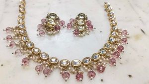kundan Necklace &amp; Earring Set