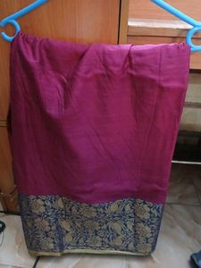 Elegant Maroon Saree