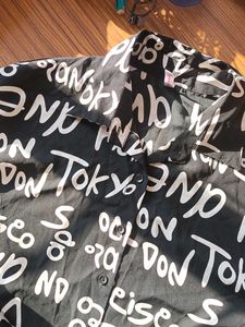 Black Printed Shirt 🪽💕