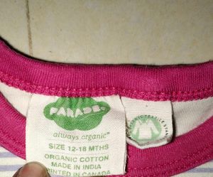 A GOTS 100% Pure Parade Organics Cotton Romper
