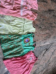 Combo Of Four Frocks