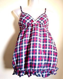 🎁Buy 2 Get 1 Free🎁 Plaid Cami Top Size S/M