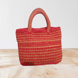Red Crochet Bag