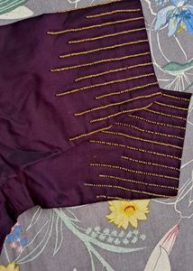 Beautiful Hand Worked Bridal Blouse..size Adjustable 30 to 34