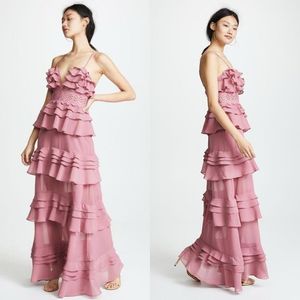 Romantic Ruffled Maxi Dress