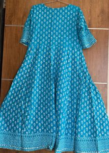 Elegant Blue Printed Kurta