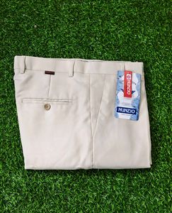 Nunzio Cream Formal Trousers