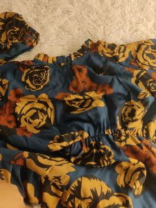 Floral Print Mini Dress