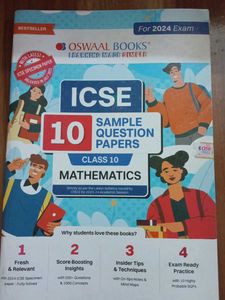 ICSE 10 Oswaal Maths Sample Pape