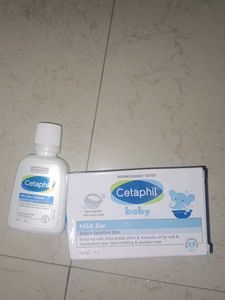 Cetaphil Baby Mild Bar & oily skin Cleanser