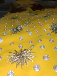 &#34;Yellow Mirror Work Salwar Suit&#34;