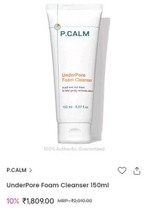 P.CALM UnderPore Foam Cleanser
