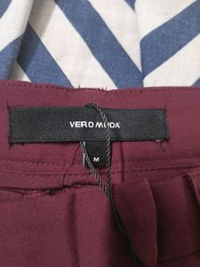 Vero Moda Trousers Burgundy