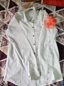 White Button-Down Shirt