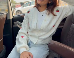 Cute Cardigan With 🍒 On It.