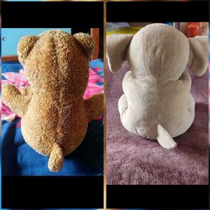 Cute Teddy Bear &amp; Elephant Combo.