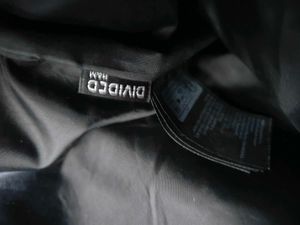 Black Croc Embossed Shoulder Bag