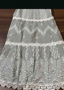 Pure Rich Cotton Lace Dress