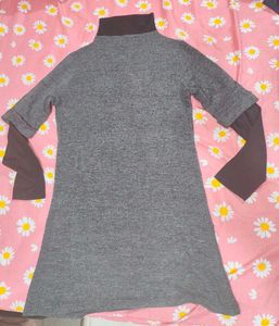 Gray Casual Dress