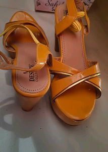 Yellow Flats &amp; Sandals