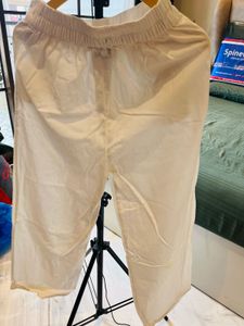 White Straight Pants