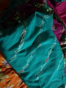 Teal Saree Blouse