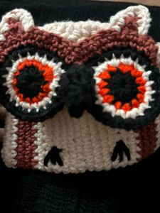 Handmade Owl 🦉 Face Coin Pouch 👝