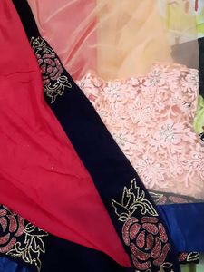 Elegant Embroidered Indian Saree