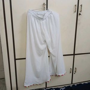 white suit with sharara