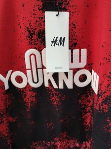 Red Graphic Print T-Shirt