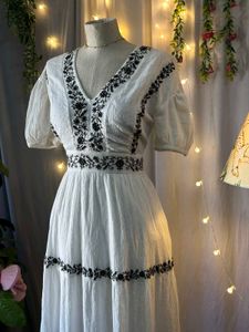 Boho Embroidered Maxi Dress