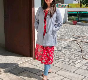 Pastel Blue Overcoat (Women)
