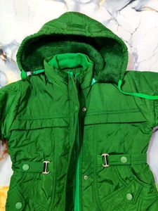 brand new Green Hooded Jacket upto 9 years