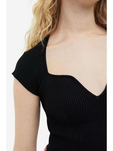 H&amp;M Rib-knit Top (New)