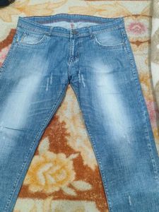 Navy Blue V-Neck Knit Top