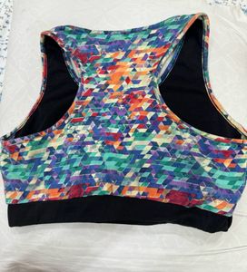 Multicolor Tank Bra