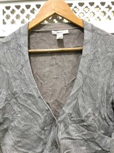 Mango Metalic Mist Knit Top D