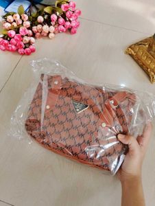 4. Brown MK Print Bag (New, Packed)