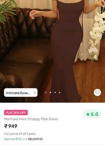 Long Coffee Brown Bodycon