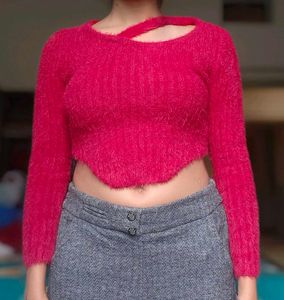 Red Woolen Top🍒