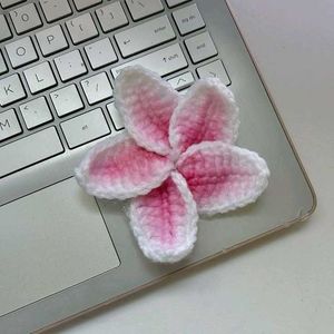 Crochet Plumeria Hair Clip