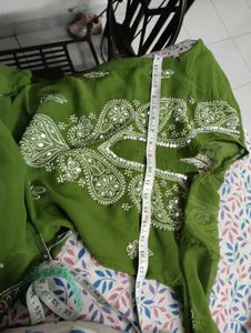lakhnawi kurti with linning