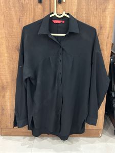 Black Button-Up Shirt