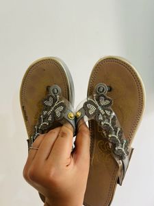 Grey Heels With Work
