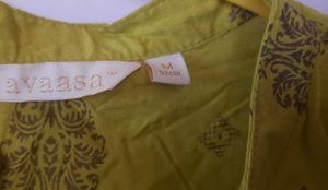 Avaasa Lime Green Kurti