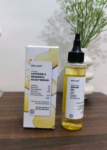Brillare Caffeine & Redensyl Scalp Serum and Brill