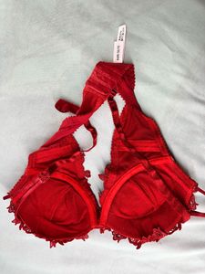 Red Lace Bra