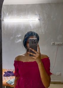 Cute Off Shoulder Crop Top