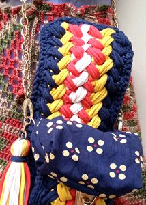 Stunning T-shirt Yarn Sling Bag